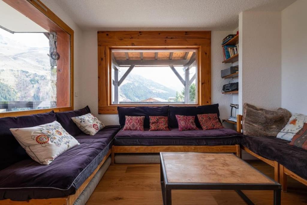 L'Arc-En-Ciel - Appartement Sur Les Hauteurs Du Mottaret Avec Acces Aux Pistes Les Allues 外观 照片